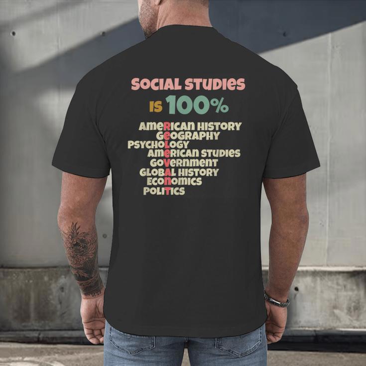 Social Studies Is Relevant History Teacher History Buff Men's Back Print T-Shirt, gift for family, gift for coworker Social Studies Is Relevant History Teacher History Buff Men's Back Print T-Shirt, gift for family, gift for coworker