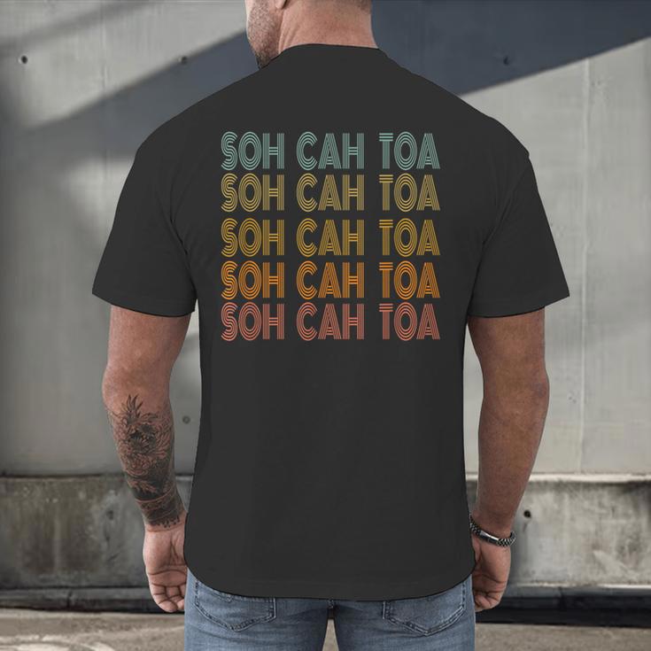 SOH CAH TOA SOHCAHTOA Trigonometry Math Parody Teacher Men Women Kids Men's Back Print T-Shirt, gift for family, gift for coworker