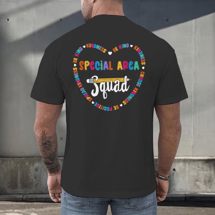 Special Area Squad Team Be Kind School Special Area Teacher Men Women Kids Men's Back Print T-Shirt, gift for family, gift for coworker