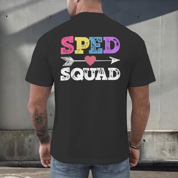 Special Education Squad Shirt SPED Squad Teacher's Day For Men Women Men's Back Print T-Shirt, gift for family, gift for coworker