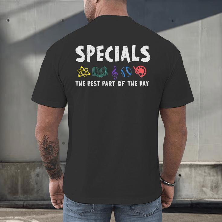 Specials The Best Part Of The Day Men Women Teacher Men's Back Print T-Shirt, gift for family, gift for coworker Specials The Best Part Of The Day Men Women Teacher Men's Back Print T-Shirt, gift for family, gift for coworker
