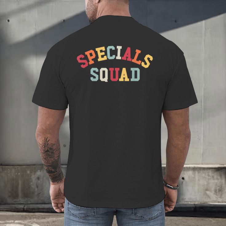 Specials Squad Co-Curricular Teachers Team For Men Women Men's Back Print T-Shirt, gift for family, gift for coworker