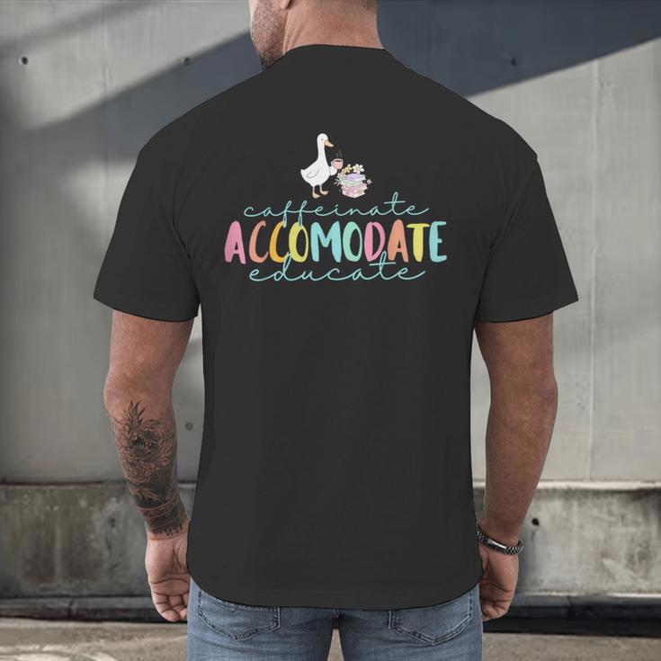 SPED Dream Team Teachers Special Education Silly Goose Men's Back Print T-Shirt, gift for family, gift for coworker SPED Dream Team Teachers Special Education Silly Goose Men's Back Print T-Shirt, gift for family, gift for coworker