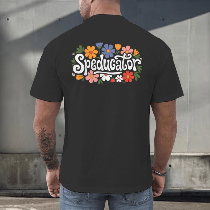Speducator Special Education Teacher Teaching SPED Men's Back Print T-Shirt, gift for family, gift for coworker Speducator Special Education Teacher Teaching SPED Men's Back Print T-Shirt, gift for family, gift for coworker
