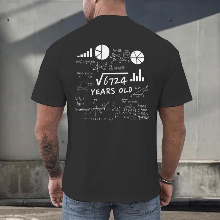 Square Root 82 Year Old Teacher 82nd Birthday For Men Women Kids Men's Back Print T-Shirt, gift for family, gift for coworker Square Root 82 Year Old Teacher 82nd Birthday For Men Women Kids Men's Back Print T-Shirt, gift for family, gift for coworker