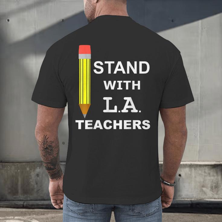 Stand With LA Teachers Tshirt United Los Angeles T Shirt Men Women Kids Men's Back Print T-Shirt, gift for family, gift for coworker Stand With LA Teachers Tshirt United Los Angeles T Shirt Men Women Kids Men's Back Print T-Shirt, gift for family, gift for coworker