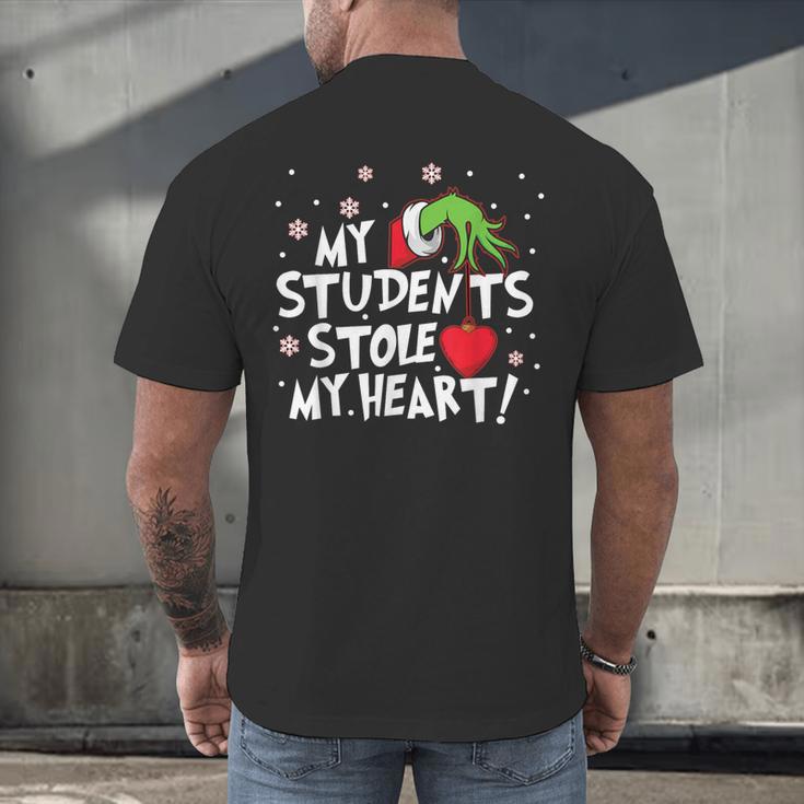 My Students Stole My Heart School Teacher Christmas Men Women Kids Men's Back Print T-Shirt, gift for family, gift for coworker My Students Stole My Heart School Teacher Christmas Men Women Kids Men's Back Print T-Shirt, gift for family, gift for coworker