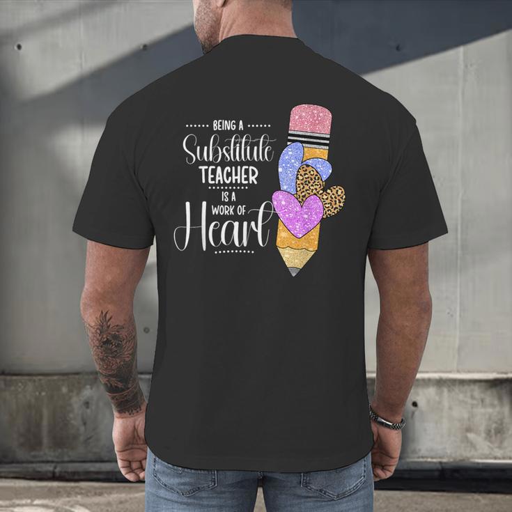 Being A Substitute Teacher Substitute Teaching Men's Back Print T-Shirt, gift for family, gift for coworker Being A Substitute Teacher Substitute Teaching Men's Back Print T-Shirt, gift for family, gift for coworker