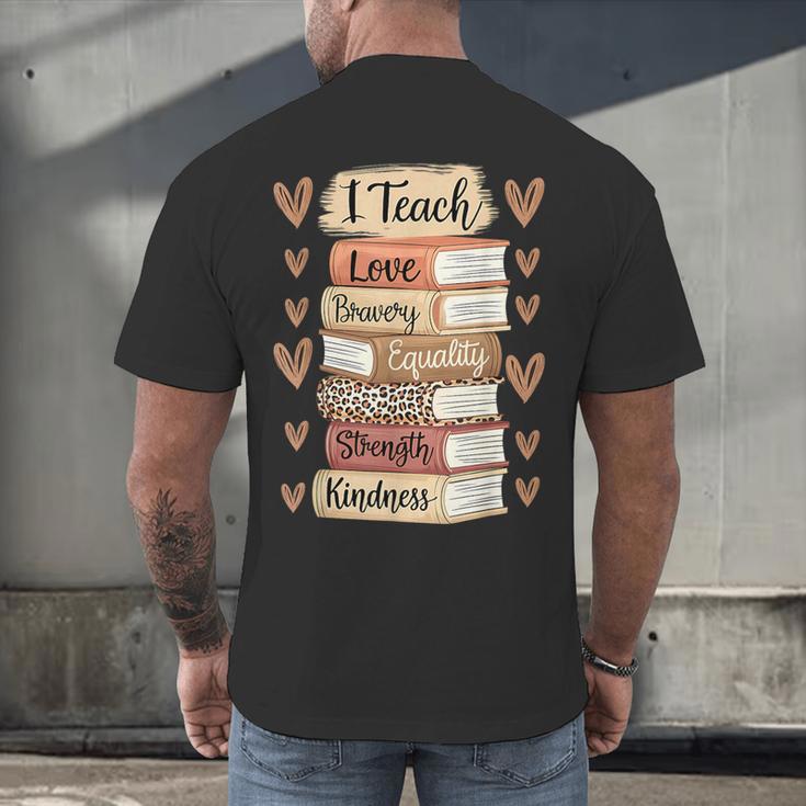 I Teach History Month Black Teacher Melanin Men's Back Print T-Shirt, gift for family, gift for coworker I Teach History Month Black Teacher Melanin Men's Back Print T-Shirt, gift for family, gift for coworker