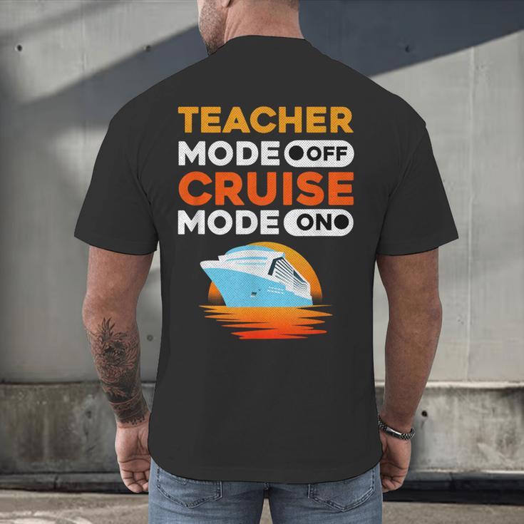 Teacher Cruise Shirt Cruise Mode Men Women Men's Back Print T-Shirt, gift for family, gift for coworker