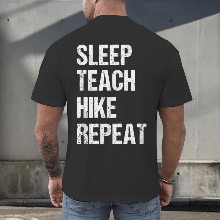 Teacher Hiking Shirt Teaching Hiker T Shirt Men's Back Print T-Shirt, gift for family, gift for coworker