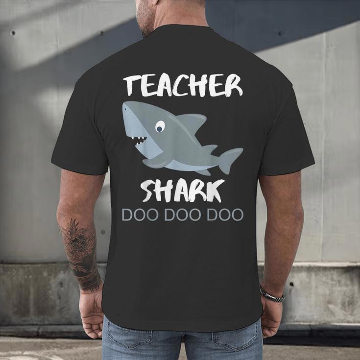 Teacher Shark Shirt Christmas Idea For Him Her Men's Back Print T-Shirt, gift for family, gift for coworker Teacher Shark Shirt Christmas Idea For Him Her Men's Back Print T-Shirt, gift for family, gift for coworker