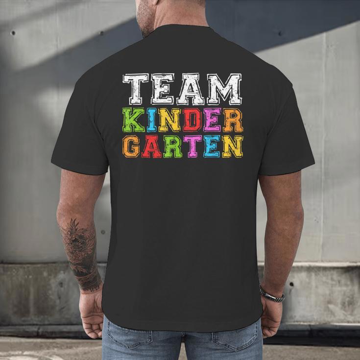Team Kindergarten Shirt Boy Girl Teacher Graduation Men's Back Print T-Shirt, gift for family, gift for coworker Team Kindergarten Shirt Boy Girl Teacher Graduation Men's Back Print T-Shirt, gift for family, gift for coworker