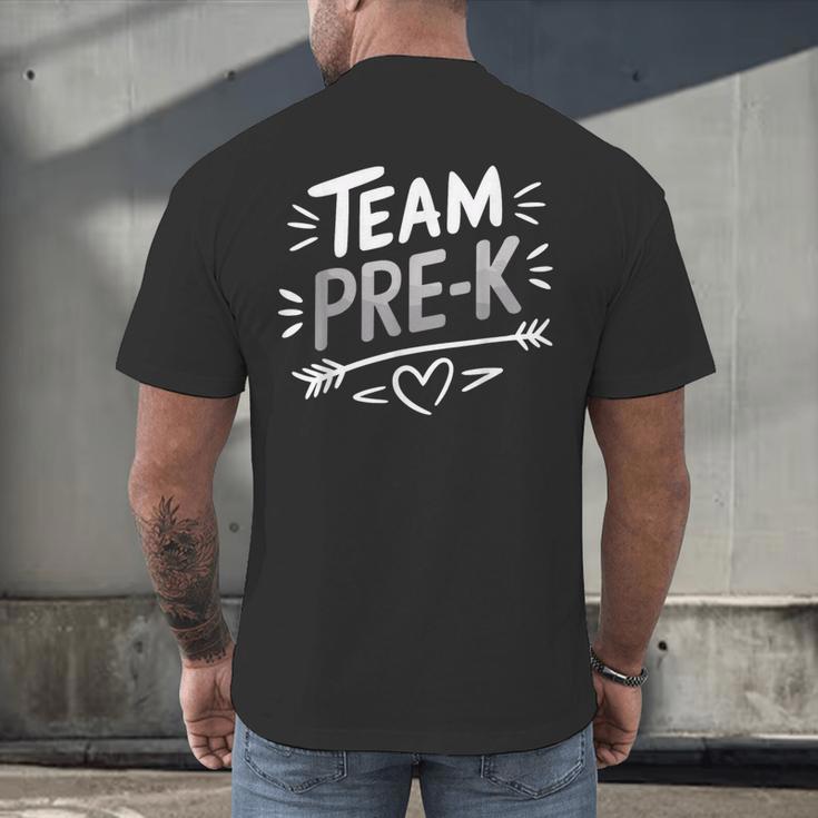 Team Pre K T Shirt Fun For Kids And Teachers Men's Back Print T-Shirt, gift for family, gift for coworker Team Pre K T Shirt Fun For Kids And Teachers Men's Back Print T-Shirt, gift for family, gift for coworker