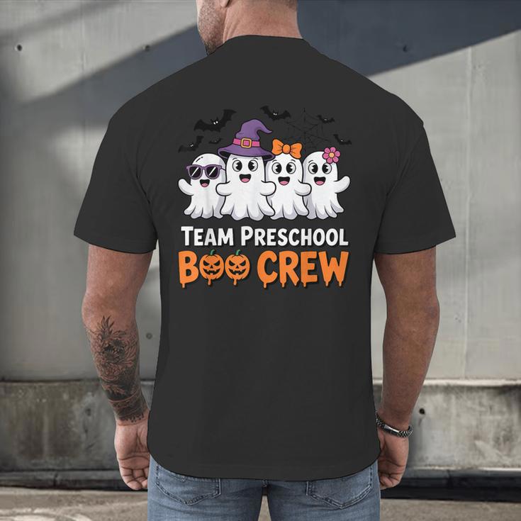 Team Preschool Boo Crew Halloween Teacher Student Costume Men's Back Print T-Shirt, gift for family, gift for coworker Team Preschool Boo Crew Halloween Teacher Student Costume Men's Back Print T-Shirt, gift for family, gift for coworker
