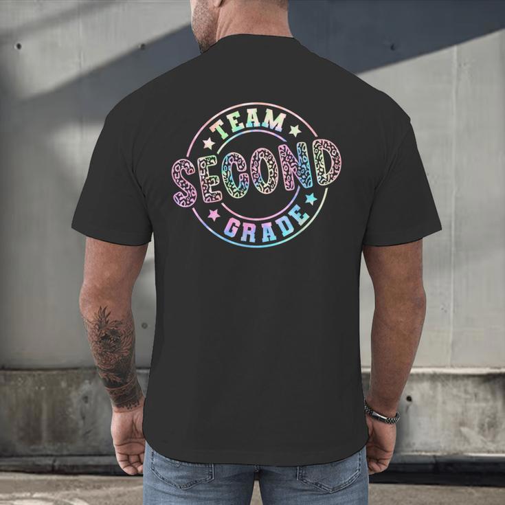 Team Second Grade Teacher Student Back To School 2nd Grade Men's Back Print T-Shirt, gift for family, gift for coworker Team Second Grade Teacher Student Back To School 2nd Grade Men's Back Print T-Shirt, gift for family, gift for coworker