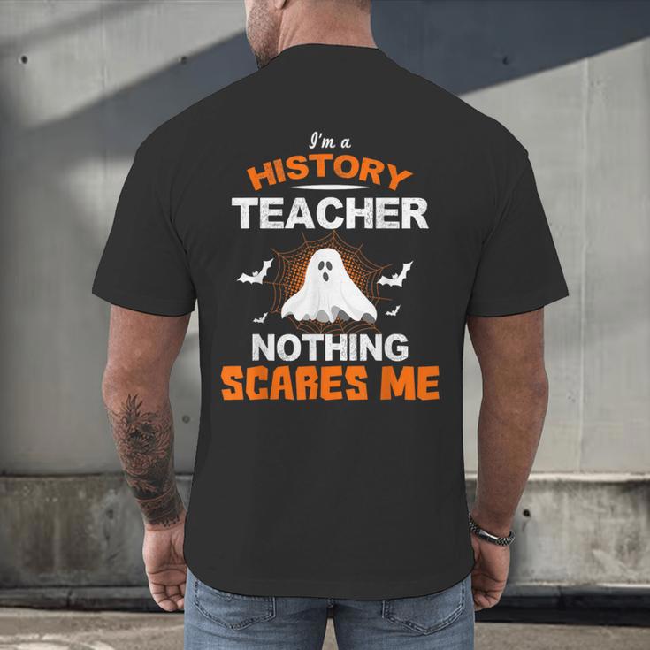 History Teacher School Shirt Halloween Educator Men Women Kids Men's Back Print T-Shirt, gift for family, gift for coworker
