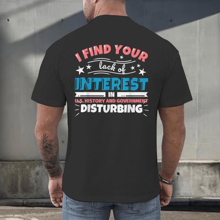 US History And Government Teacher Gifts Funny I Find You Men's Back Print T-Shirt, gift for family, gift for coworker US History And Government Teacher Gifts Funny I Find You Men's Back Print T-Shirt, gift for family, gift for coworker