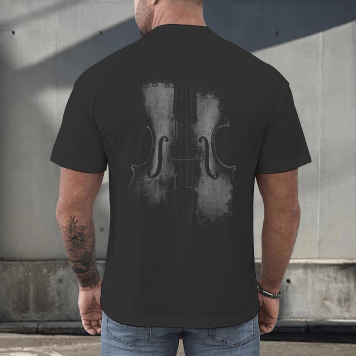 Violin Player Instrument Music Teacher Musical Violinist Men's Back Print T-Shirt, gift for family, gift for coworker Violin Player Instrument Music Teacher Musical Violinist Men's Back Print T-Shirt, gift for family, gift for coworker