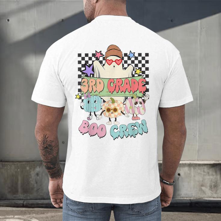3rd Grade Boo Crew Third Grade Halloween Costume Teacher Kid Men's Back Print T-Shirt, gift for family, gift for coworker