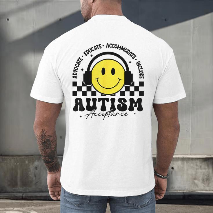 Autism Awareness Acceptance Special Education Teacher Kids Men's Back Print T-Shirt, gift for family, gift for coworker