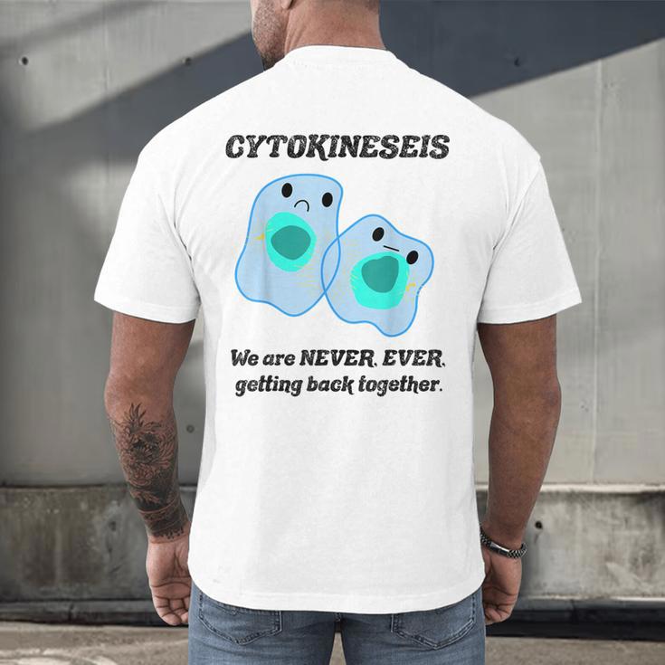 Biology T Shirts Science Biology Teacher Idea Men's Back Print T-Shirt, gift for family, gift for coworker