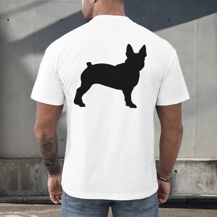 Boston Terrier Men's Back Print T-Shirt, gift for family, gift for coworker