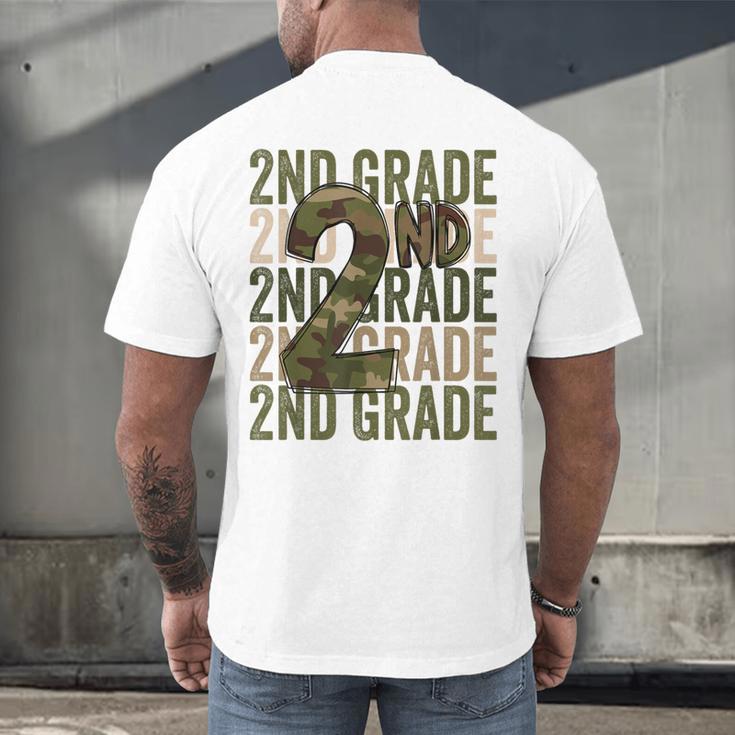 Camo Team 2nd Grade Squad Back To School Teacher Kids Boys Men's Back Print T-Shirt, gift for family, gift for coworker Camo Team 2nd Grade Squad Back To School Teacher Kids Boys Men's Back Print T-Shirt, gift for family, gift for coworker