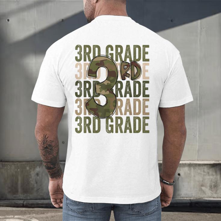 Camo Team 3rd Grade Squad Back To School Teacher Kids Boys Men's Back Print T-Shirt, gift for family, gift for coworker Camo Team 3rd Grade Squad Back To School Teacher Kids Boys Men's Back Print T-Shirt, gift for family, gift for coworker