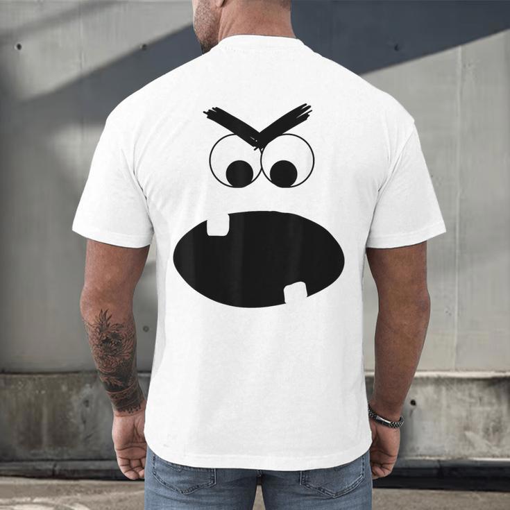 Carrot Teacher Matching Halloween Costume Men's Back Print T-Shirt, gift for family, gift for coworker