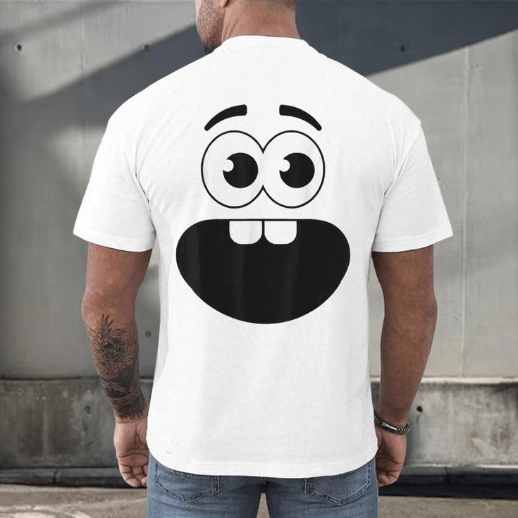 Creepy Carrots Face Teacher Halloween Costume Matching Men's Back Print T-Shirt, gift for family, gift for coworker Creepy Carrots Face Teacher Halloween Costume Matching Men's Back Print T-Shirt, gift for family, gift for coworker