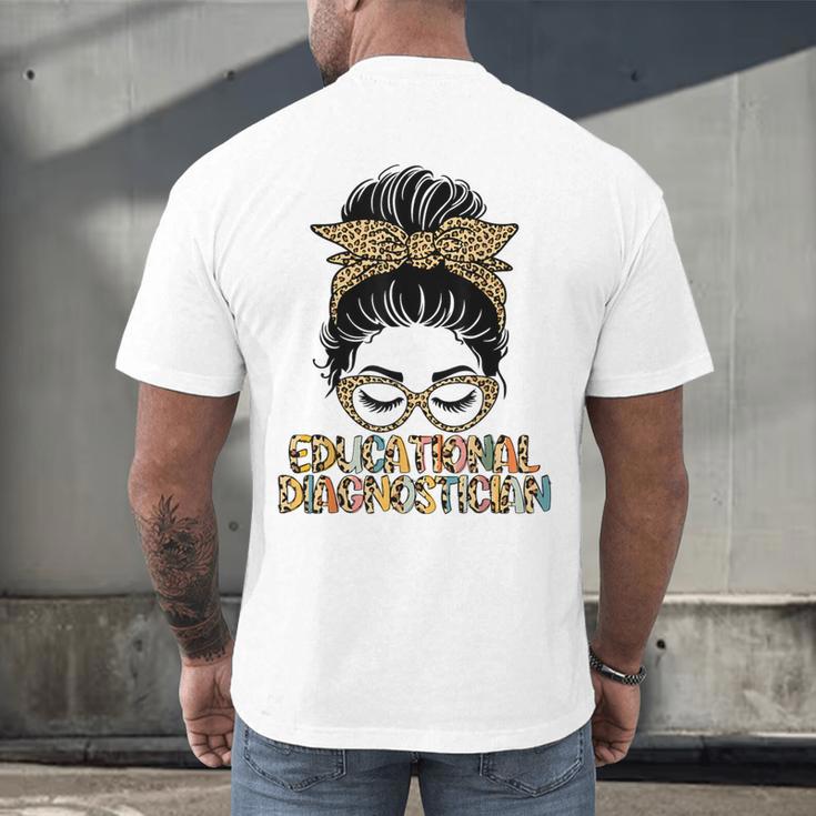 Cute Educational Diagnostician Teacher Appreciation Week Men Women Men's Back Print T-Shirt, gift for family, gift for coworker Cute Educational Diagnostician Teacher Appreciation Week Men Women Men's Back Print T-Shirt, gift for family, gift for coworker