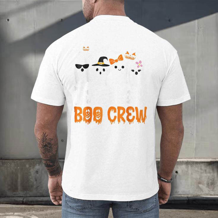 Cute Ghost Team Pre K Boo Crew Halloween Teacher Student Men's Back Print T-Shirt, gift for family, gift for coworker