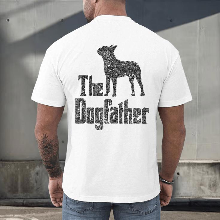 The Dogfather Boston Terrier Dog Funny Dog Gift T-Shirt For Men Women Girls Kids Men's Back Print T-Shirt, gift for family, gift for coworker