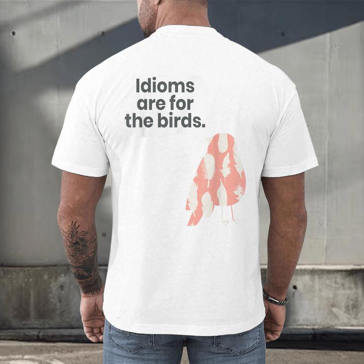 English Teachers Idiom Joke Grammar Police Literature Lovers Men Women Girls Kids Men's Back Print T-Shirt, gift for family, gift for coworker English Teachers Idiom Joke Grammar Police Literature Lovers Men Women Girls Kids Men's Back Print T-Shirt, gift for family, gift for coworker
