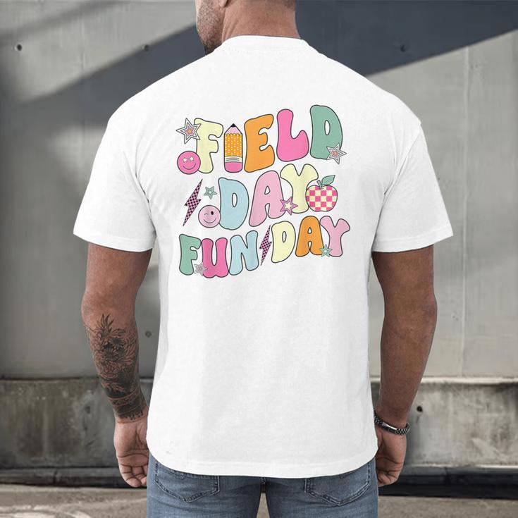 Field Day Fun Day Last Day Of School Teacher Student Men's Back Print T-Shirt, gift for family, gift for coworker