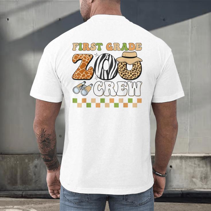 Field Zoo Trip Teacher First Grade Crew Back To School Men's Back Print T-Shirt, gift for family, gift for coworker