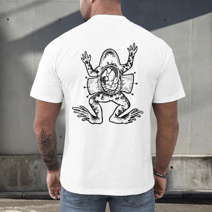 Frog Dissection Biology Anatomy Lab Science Teacher Men's Back Print T-Shirt, gift for family, gift for coworker Frog Dissection Biology Anatomy Lab Science Teacher Men's Back Print T-Shirt, gift for family, gift for coworker