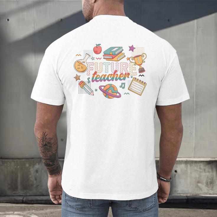 Future Teacher Costume For Kids Men's Back Print T-Shirt, gift for family, gift for coworker Future Teacher Costume For Kids Men's Back Print T-Shirt, gift for family, gift for coworker