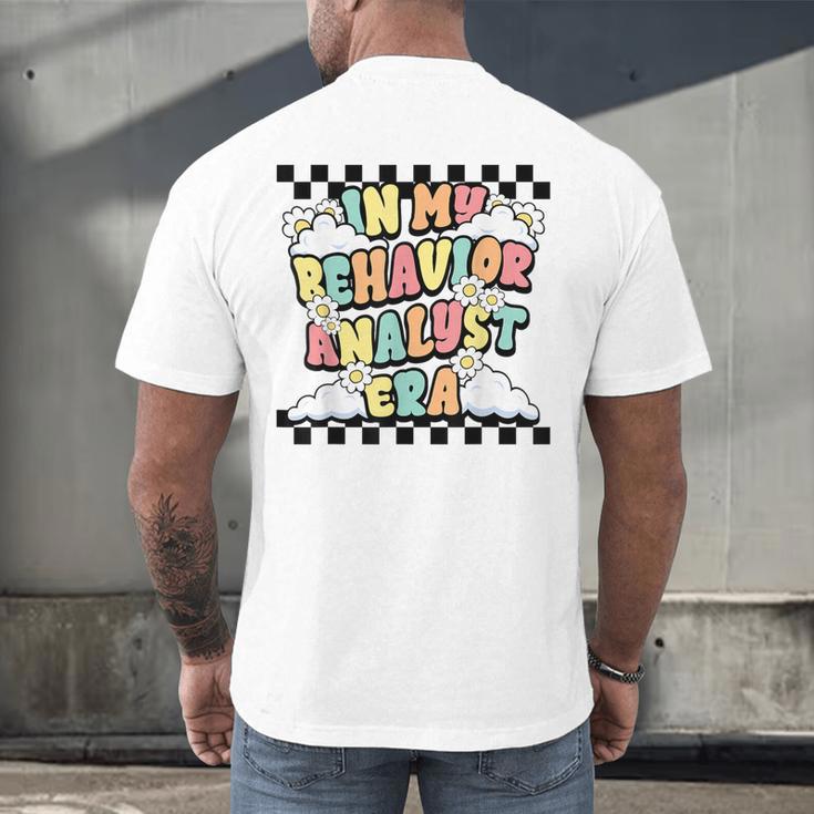 Groovy ABA RBT Therapist In My Behavior Analyst Era Teacher Men's Back Print T-Shirt, gift for family, gift for coworker Groovy ABA RBT Therapist In My Behavior Analyst Era Teacher Men's Back Print T-Shirt, gift for family, gift for coworker