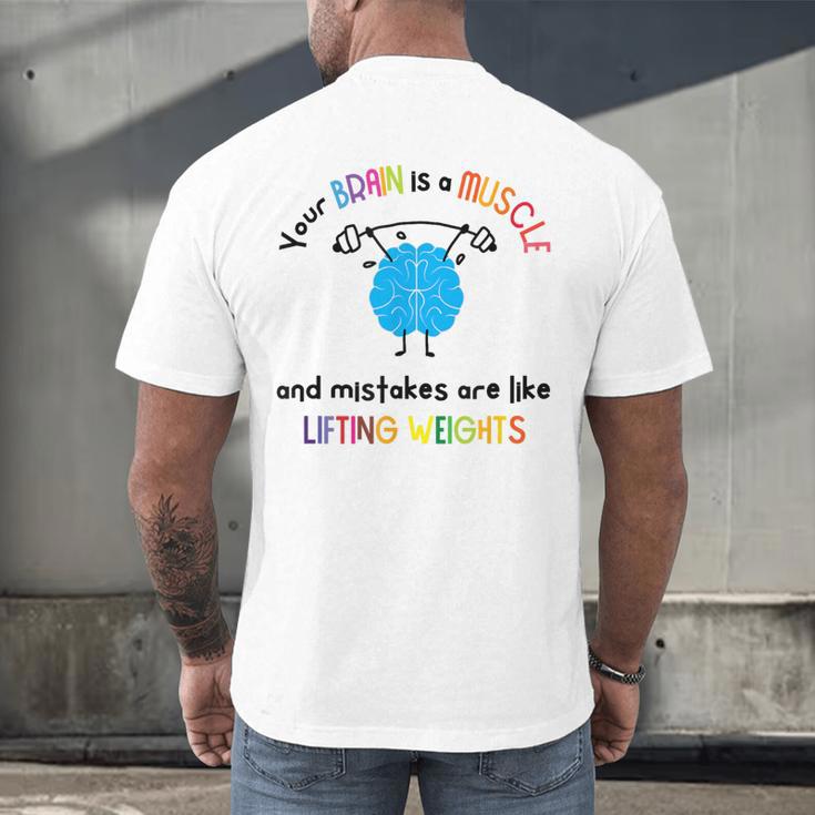 Growth Mindset Tee Teacher Quotes Men Women Kids Men's Back Print T-Shirt, gift for family, gift for coworker Growth Mindset Tee Teacher Quotes Men Women Kids Men's Back Print T-Shirt, gift for family, gift for coworker