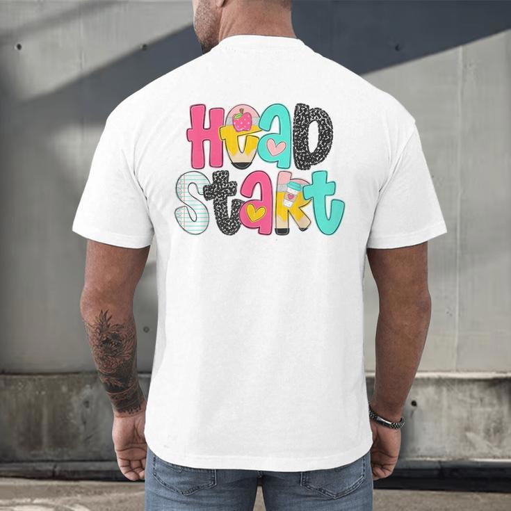 Head Start Team Homeschool Teacher Headstart Back To School Men's Back Print T-Shirt, gift for family, gift for coworker Head Start Team Homeschool Teacher Headstart Back To School Men's Back Print T-Shirt, gift for family, gift for coworker