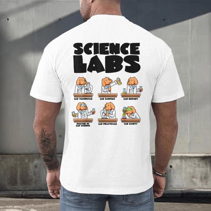 Labrador Retriever Science Labs Dog Lover Teacher Men's Back Print T-Shirt, gift for family, gift for coworker Labrador Retriever Science Labs Dog Lover Teacher Men's Back Print T-Shirt, gift for family, gift for coworker