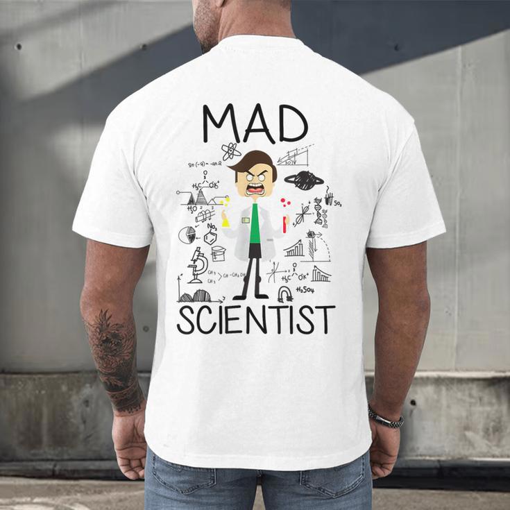 Mad Scientist Shirt Kids Boys Youth Science Teacher Men's Back Print T-Shirt, gift for family, gift for coworker