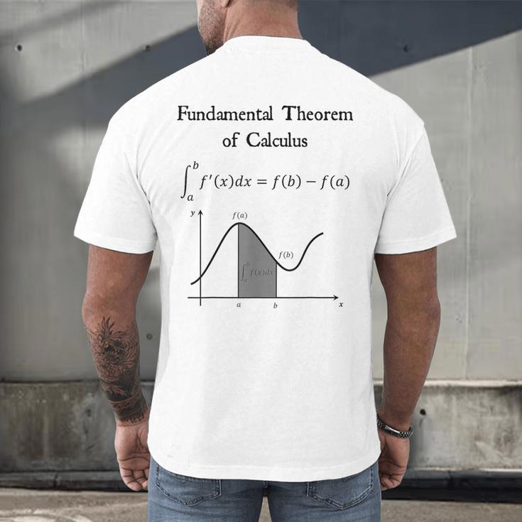 Nerdy Fundamental Theorem Of Calculus Math Teacher Geek Men's Back Print T-Shirt, gift for family, gift for coworker Nerdy Fundamental Theorem Of Calculus Math Teacher Geek Men's Back Print T-Shirt, gift for family, gift for coworker