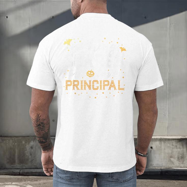 Nothing Scares Me I'm A Principal Teacher Halloween School For Men Women Kids Men's Back Print T-Shirt, gift for family, gift for coworker Nothing Scares Me I'm A Principal Teacher Halloween School For Men Women Kids Men's Back Print T-Shirt, gift for family, gift for coworker