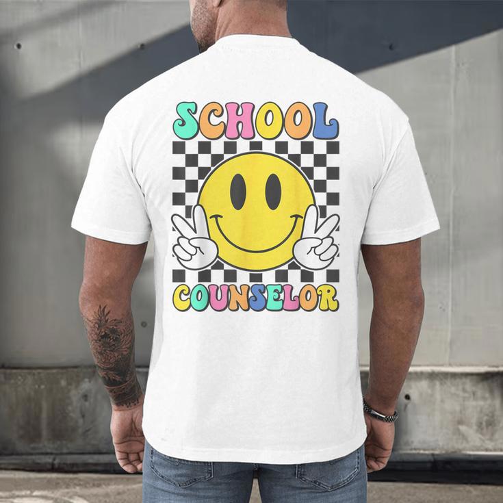 School Counselor Teacher Counseling Office School Guidance Men's Back Print T-Shirt, gift for family, gift for coworker School Counselor Teacher Counseling Office School Guidance Men's Back Print T-Shirt, gift for family, gift for coworker
