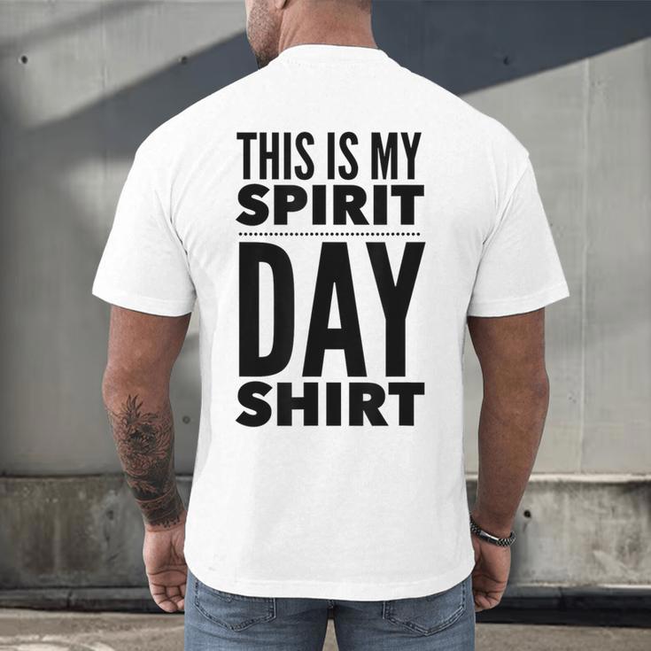 School Teacher Spirit Day Costume For Men Women Men's Back Print T-Shirt, gift for family, gift for coworker