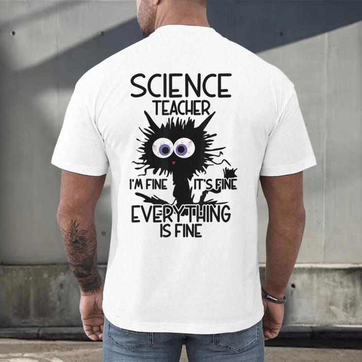 Science Teacher Appreciation Merch -Adults -Youth Grey Classic Fit Modern Science Theme Cartoon Men's Back Print T-Shirt, gift for family, gift for coworker Science Teacher Appreciation Merch -Adults -Youth Grey Classic Fit Modern Science Theme Cartoon Men's Back Print T-Shirt, gift for family, gift for coworker