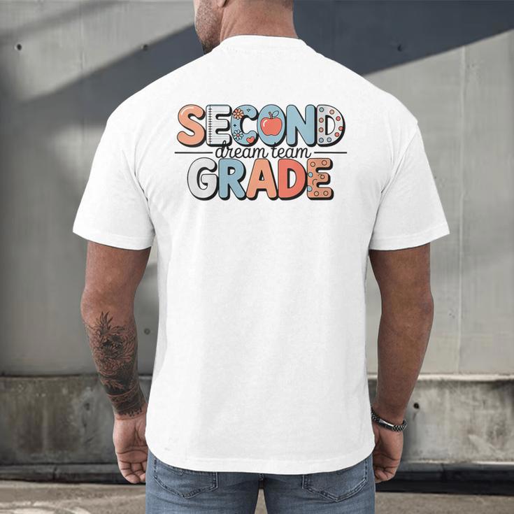 Second Grade Dream Team Back To School 2nd Grade Teacher Men's Back Print T-Shirt, gift for family, gift for coworker Second Grade Dream Team Back To School 2nd Grade Teacher Men's Back Print T-Shirt, gift for family, gift for coworker